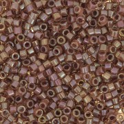 Miyuki Delica 11/0 DB0287 - Luster Topaz Lined Cinnamon|raw }}