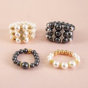 Separador 3 vías 17x5 mm rodio strass Crystal x1