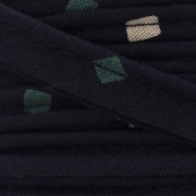 Ribetes de Costura y Mercería de Viscosa Atelier Brunette  10 mm Shine Night x1m|raw }}