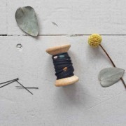 Ribetes de Costura y Mercería de Viscosa Atelier Brunette  10 mm Shine Night x1m