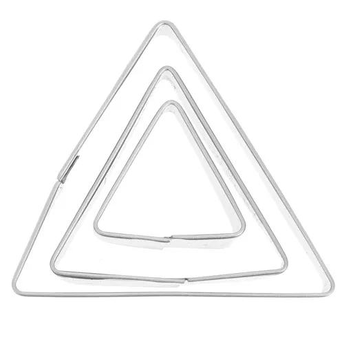 Sacabocados triangulares x3