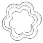 Sacabocados flores x3