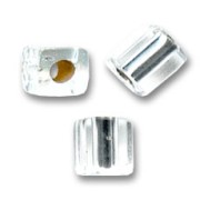 Cubos Miyuki 3 mm SB3-1- Crystal Silver Lined x10g