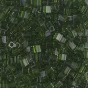Cubos Miyuki 3 mm SB3-158 - Transparent Olive x10g