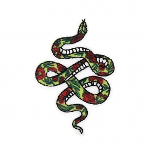 Escudo Termoadhesivo Bikers Serpiente 43x34 mm Multicolor x1