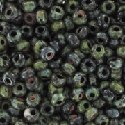 Preciosa Cuenta de rocalla 9/0 2,5 mm - Travertino azabache x20g|raw }}