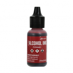 Tinta al alcohol transparente Adirondack Tim Holtz Crimson 14ml x1