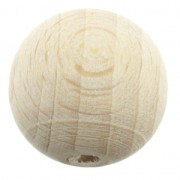 Gruesas cuentas redondas de madera bruto natural 20 mm x10|raw }}