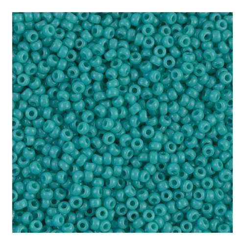 Rocalla Miyuki 15/0 412 - Opaque Turquoise Green