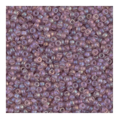 Rocalla Miyuki 15/0 142FR - Tr Smoky Amethyst Mat AB