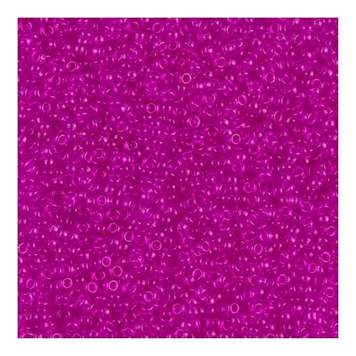 Rocalla Miyuki 15/0 1310 - Dyed Transparent Fuchsia