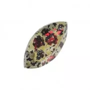 Scarlet - Navette PureCrystal 4228 10x5 mm Scarlet Gold Patina x1 Navette PureCrystal 4228 10x5 mm Scarlet Gold Patina x1