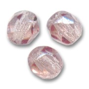 Facetadas 4 mm Crystal Light Amethyst x50