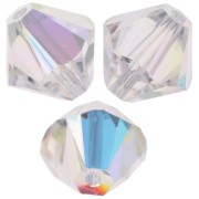 Tupis de cristal Swarovski de 4 mm, Crystal AB, paquete de 1440 unidades
