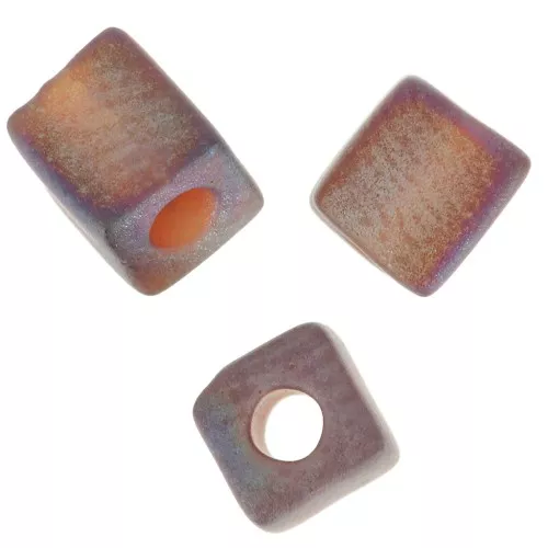 Cubos Miyuki 4 mm SB4-134FR - Tr Dark Topaz Mat AB x10g
