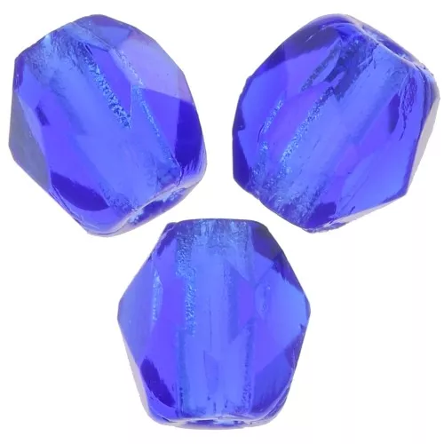 Facetadas 4 mm Dark Sapphire x50