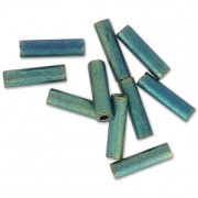 Bugles Miyuki 6 mm BGL-2008 - Mat Metallic Patina Iris x10g|raw }}