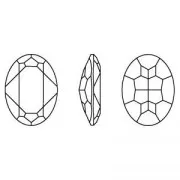 Cabuchón PureCrystal 4127 30x22 mm Crystal Laguna DeLite x1