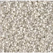 Rocalla Miyuki 11/0 1F - Crystal Silver Lined Mat