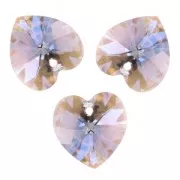 Corazones PureCrystal 6228 10,3x10 mm Light Amethyst Shimmer x6