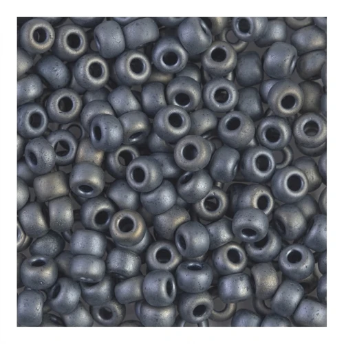 Rocalla Miyuki 8/0 2002 - Metallic Silver Gray Mat