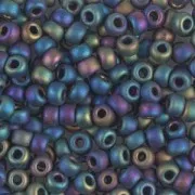 Rocalla Miyuki 8/0 401FR - Black AB Mat