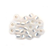 Rocalla Miyuki 8/0 1F - Crystal Silver Lined Mat