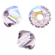 Tupis de cristal PureCrystal 5328 3 mm Light Amethyst Shimmer 2X x50