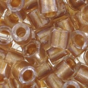 Miyuki Delica 8/0 DBL0901 - Crystal Spkl Honey Beige Lined|raw }}