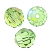 Bola redonda PureCrystal 5000 8 mm Peridot Shimmer x1