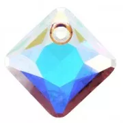 Colgante Princess Cut PureCrystal 6431 11.5 mm Crystal Aurore Boreale x1