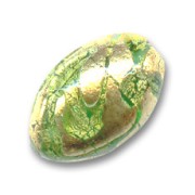 Oliva hoja de oro 18x12 mm Olivine|raw }}