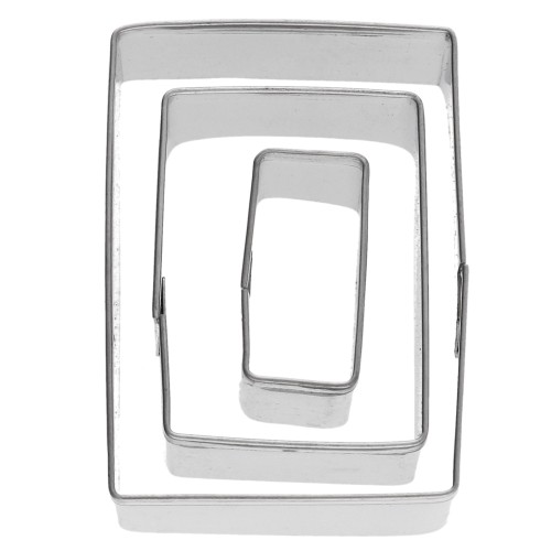 Sacabocados rectángulo x3