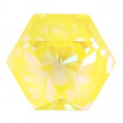 Cabuchón Hexagon PureCrystal 4699 14 x 16 mm Crystal Sunshine DeLite x1|raw }}