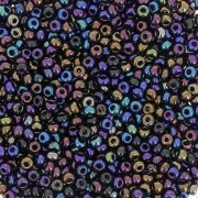 Cuentas de Rocalla Preciosa 11/0 de 2 mm - Jet AB x20 g