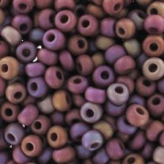 Cuentas de Rocalla Preciosa 11/0 de 2 mm - Marrón mate AB x 20 g