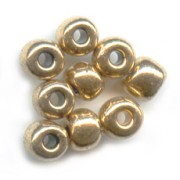 Cuentas de Rocalla Preciosa 5/0, 4,5 mm - Bronce dorado, 20 g