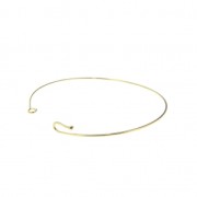 Pulsera jonc a decorar de Gold filled 63 mm x1