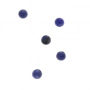 Cabuchones redondos 3 mm para pegar o para engastar Sodálita x5|raw }}