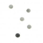 Cabuchones redondos 3 mm para pegar o para engastar Howlite x5|raw }}
