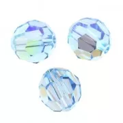 Bola redonda PureCrystal 5000 8 mm Aquamarine Shimmer x1