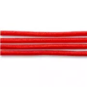 Hilo elástico encerado 1 mm Rojo x 19 m
