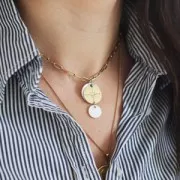 Cadena eslabón rectangular 3.8 mm Chapado de Oro 3 micras x50 cm