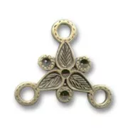 Separador Flor 25 mm bronce x1