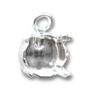 Engaste colgante PureCrystal 1028/1088/1122 8 mm plateado