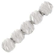 Cuentas redondas con diamantes 2 mm - Plata 925 x50