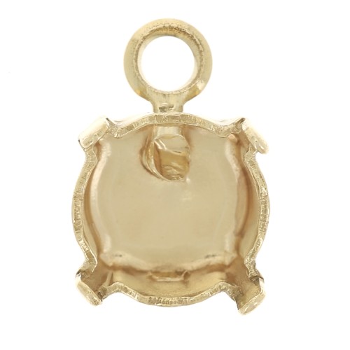Engaste de garras colgante PureCrystal 1028/1088/1122 8 mm Gold
