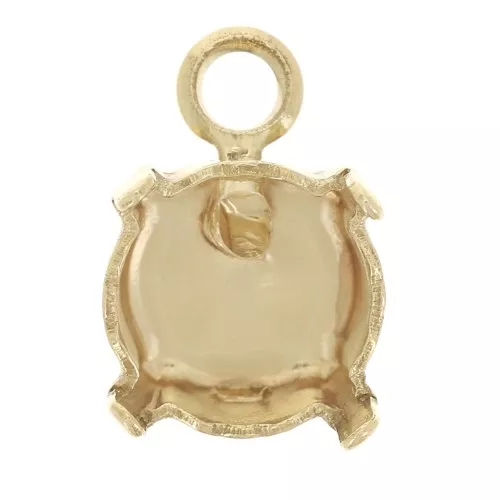 Engaste de garras colgante PureCrystal 1028/1088/1122 8 mm Gold