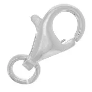 Cierre mosquetón 11 mm de Plata 925 x25