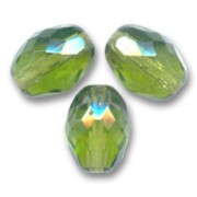 Olivino - Aceitunas facetadas 11x8 mm Olivine x20 Aceitunas facetadas 11x8 mm Olivine x20